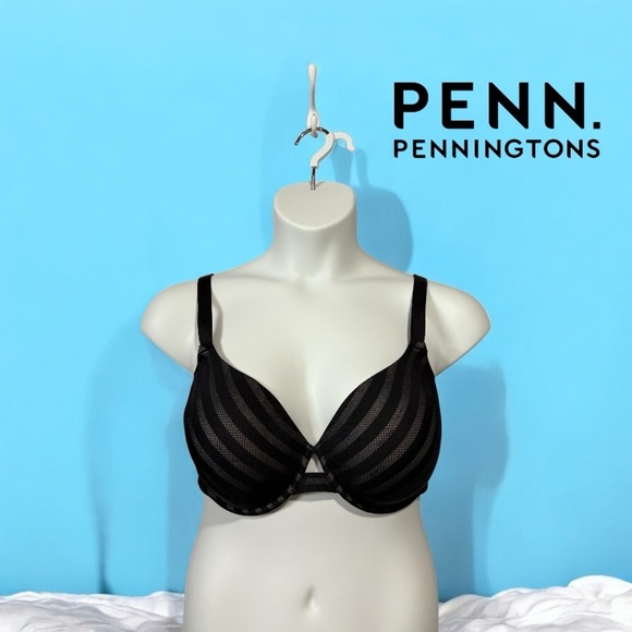 Penningtons, Plus Size Underwire Bra, 40DDD, Black 🫦 - Picture 1 of 8
